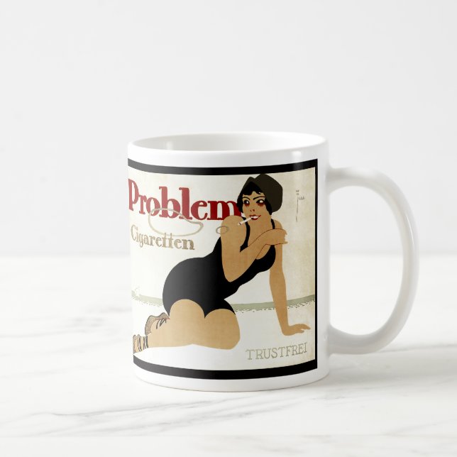 Problem-Zigarettenwerbung Tasse (Rechts)