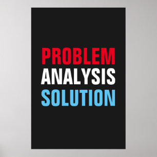 Problemanalyse - Motivierend Inspiration Poster