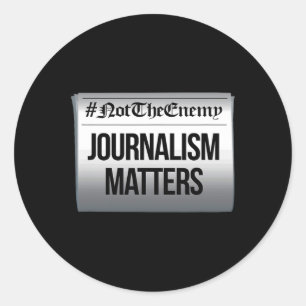 Probleme des Journalismus nicht die feindliche Ant Runder Aufkleber