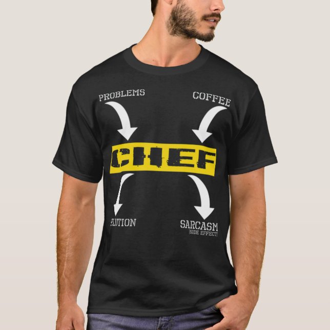 Probleme Lösung Kaffee Sarcasm Effekt donut pr T-Shirt (Vorderseite)