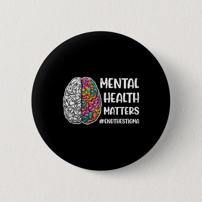 Probleme Mental Mental Button (Vorderseite)