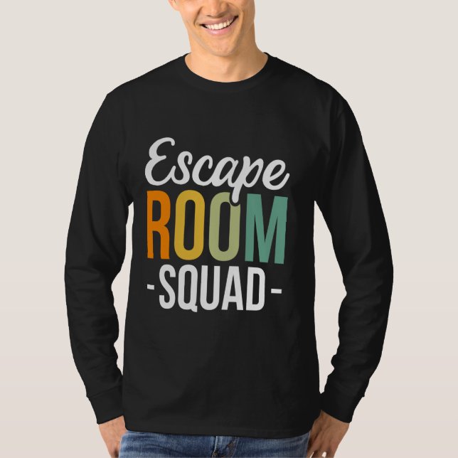 Probleme mit dem Escape Room Squad T-Shirt (Vorderseite)