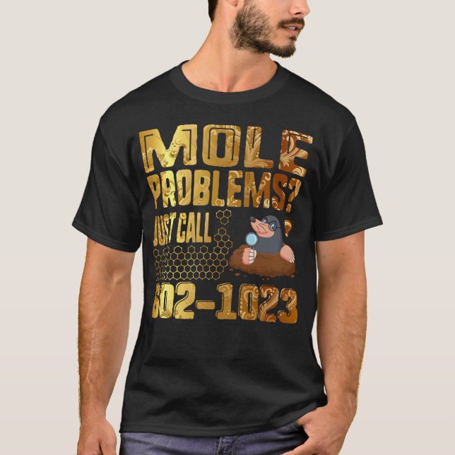 Probleme mit der Seezunge, einfach Avogadro nennen T-Shirt (Vorderseite)