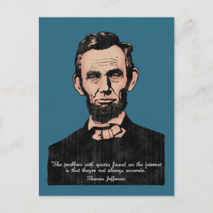 Probleme mit Zitaten Postkarte