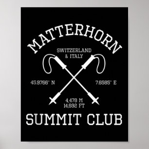 Problemhorn-Gipfel Club Hike Schweiz I Poster