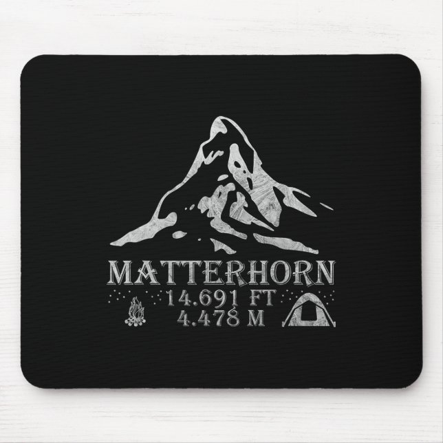 Problemhorn Mountain Alpen Outdoor Klettern Wander Mousepad (Vorne)