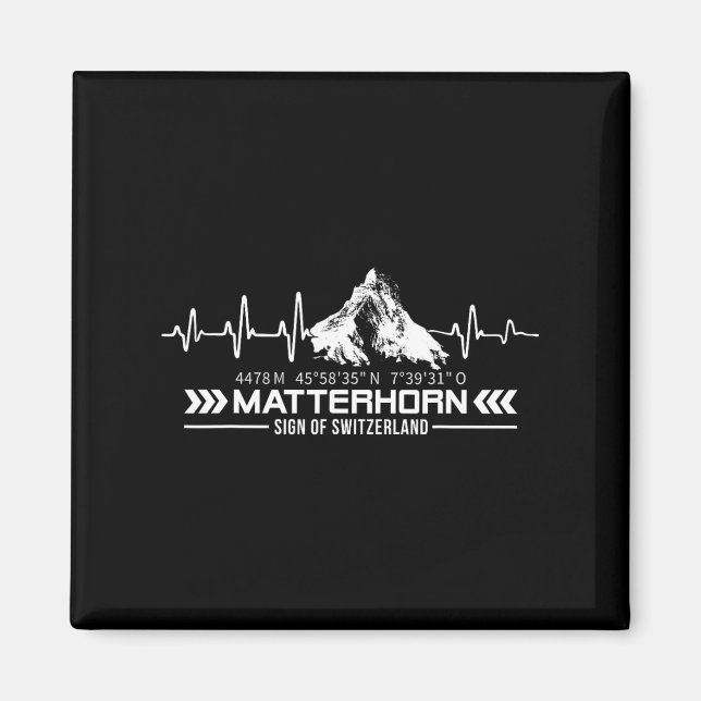 Problemhorn Schweiz Alpen Zermatt Wandern Berge Magnet (Vorne)