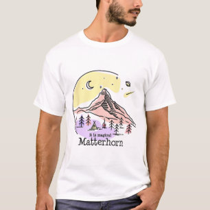 Problemhorn Zermatt Schweiz Berg Wandern Skifahren T-Shirt