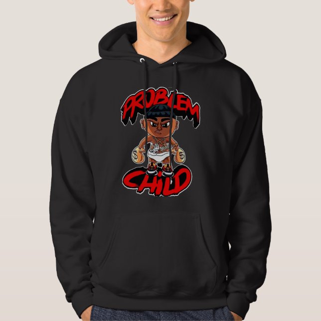 Problemkind Streetwear Urban Kapuzenpullover  Hoodie (Vorderseite)