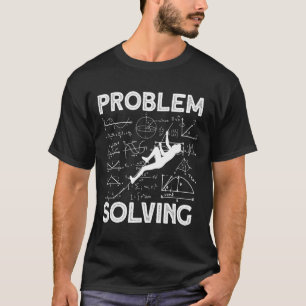 Problemlösender Kletterer Klettert Bouldering T-Shirt