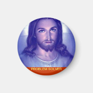 Problemlöser. Maßgeschneidertes Religious Magnet. Magnet
