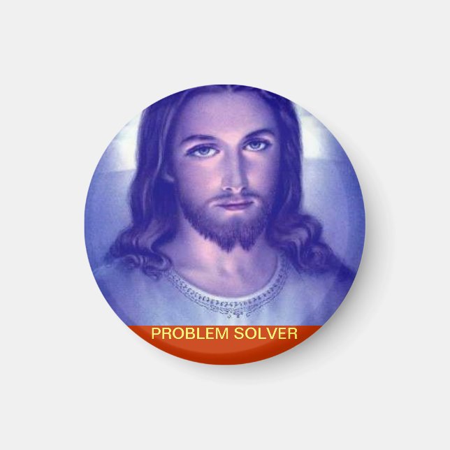 Problemlöser. Maßgeschneidertes Religious Magnet. Magnet (Vorne)