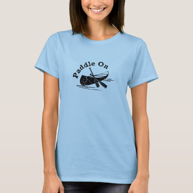 Problemloses Paddel beim Design - Damengrundschiff T-Shirt (Vorderseite)