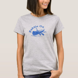 Problemloses Paddel beim Design - Damengrundschiff T-Shirt