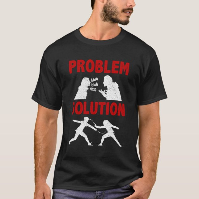 Problemlösung für den Fencing Fencer-Fehler - Hobb T-Shirt (Vorderseite)