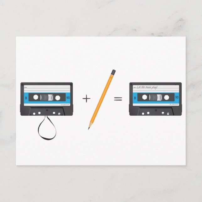 Problemlösung mit kompakten Kassetten. Postkarte (Vorderseite)