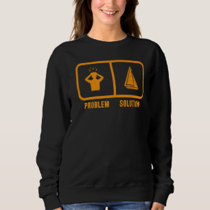 Problemlösung Segelboot Sweatshirt