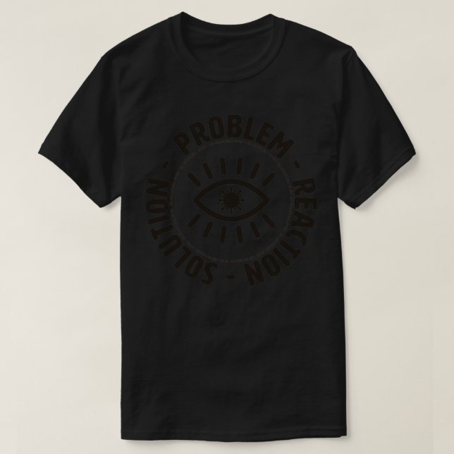 PROBLEMREAKTIONSLÖSUNG DES TOTALITARISCHEN TIPTOS T-Shirt (Design vorne)