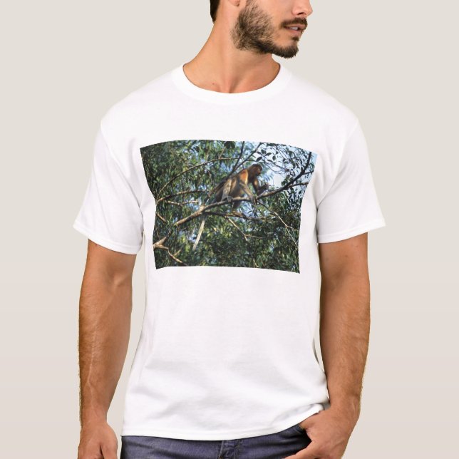 Proboscis-Affe-T-Shirt T-Shirt (Vorderseite)