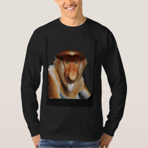 Proboscis Affen Adorable Long-Nosed-Primat T-Shirt