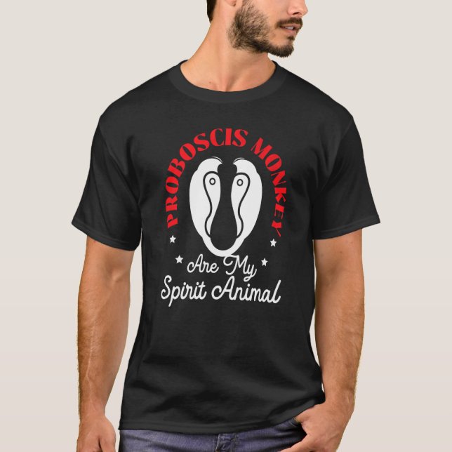 Proboscis-Affen sind mein Geist Tierfutter Zookeep T-Shirt (Vorderseite)