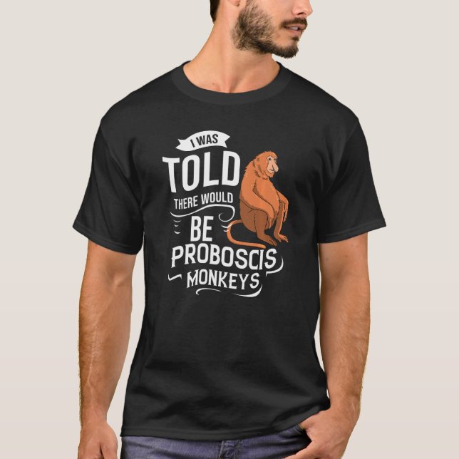Proboscis Affen T-Shirt (Vorderseite)