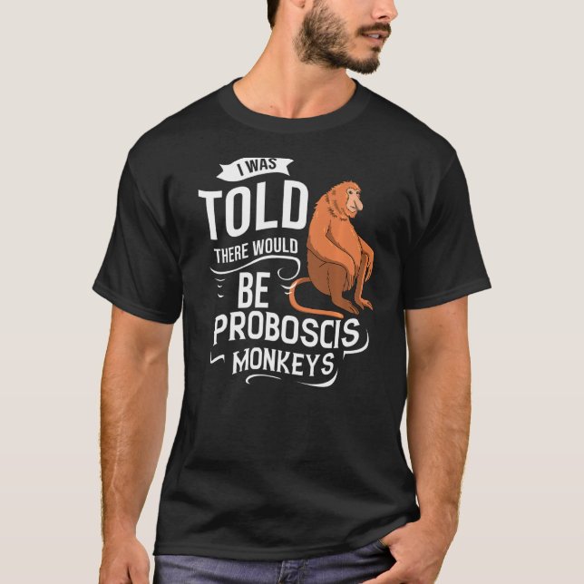 Proboscis Affen T-Shirt (Vorderseite)