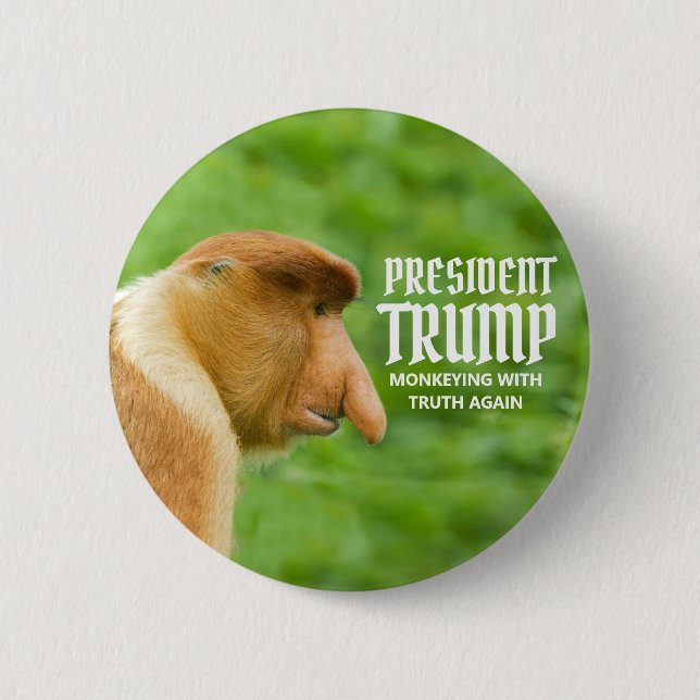 Proboscos Trump Button (Vorderseite)
