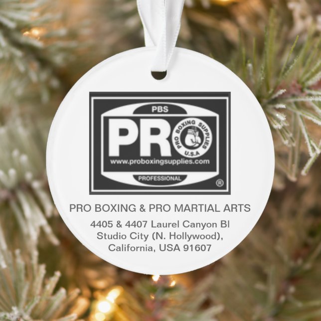 #PROBOXING & #PROMARTIALARTS ORNAMENT (Baum)
