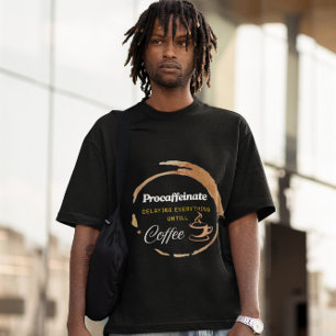 Procaffeinate Funny Coffee Geschenkangebot T-Shirt