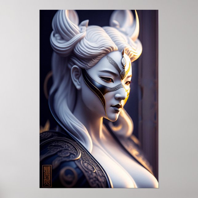 Procelain Frau Poster (Vorne)