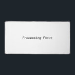 Processing Focus Minimalist Deep Work  Schreibtischunterlage<br><div class="desc">Debug your environment. A premium,  expansive desk mat featuring sharp typewriter typography for those who protect their flow state from all external noise.</div>