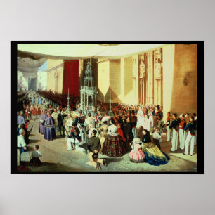 Procession of Corpus Christi in Seville Poster
