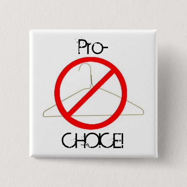 prochoice Aufhänger Knopf Button (Vorderseite)