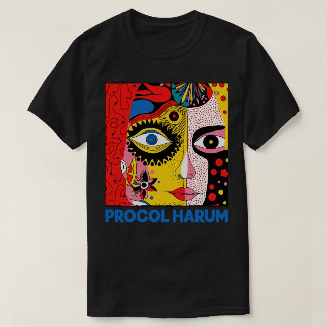 Procol Harum Original Fan Tribute Design T-Shirt (Design vorne)