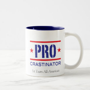 PROcrastinator_ Zweifarbige Tasse