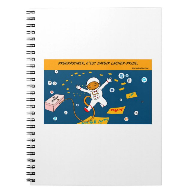 Procrastiner sa To Do List Notizblock (Vorderseite)