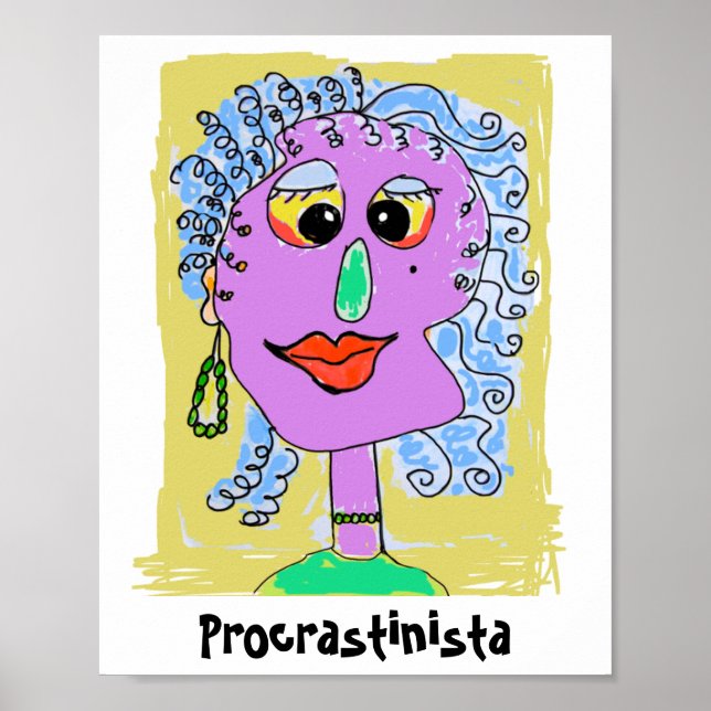 Procrastinista Poster (Vorne)