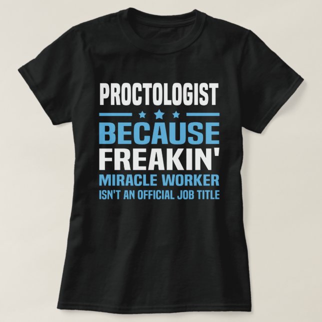 Proctologe T-Shirt (Design vorne)