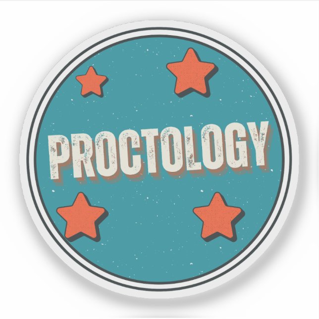 Proctology Aufkleber (Vorderseite)