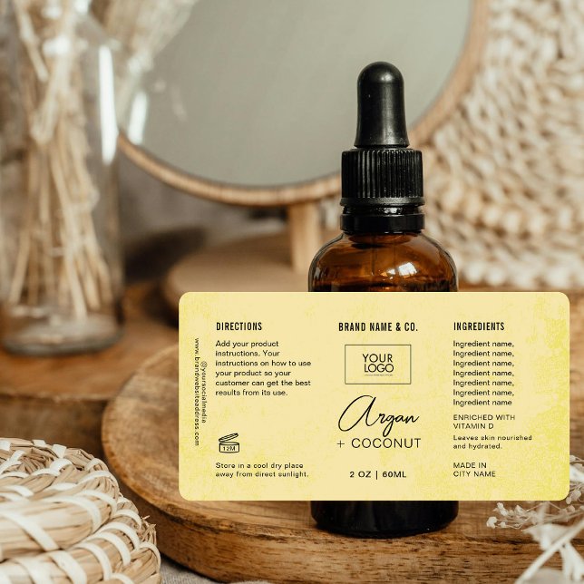  Product Customizable Cream Rustic Label (Von Creator hochgeladen)