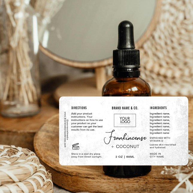  Product Customizable White Rustic Label (Von Creator hochgeladen)