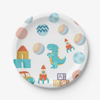 🦕 Product: Dinosaur Birthday Party Paper Plate Pappteller