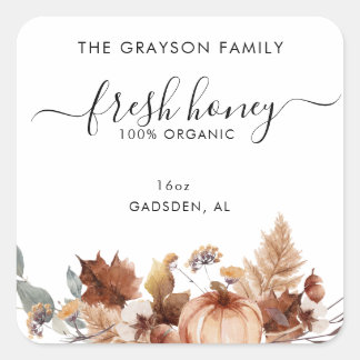 Product Labels Quadratischer Aufkleber