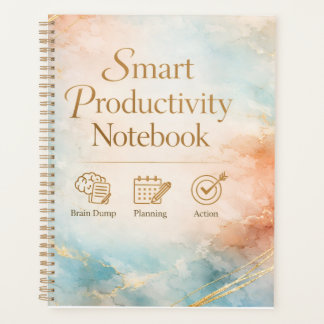 Productivity Notebook Planning & Action Journal Planer