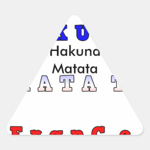 Produkt anpassen dreieckiger aufkleber