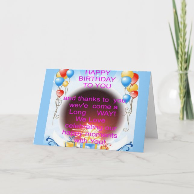 Produkt anpassen karte (Vorderseite)