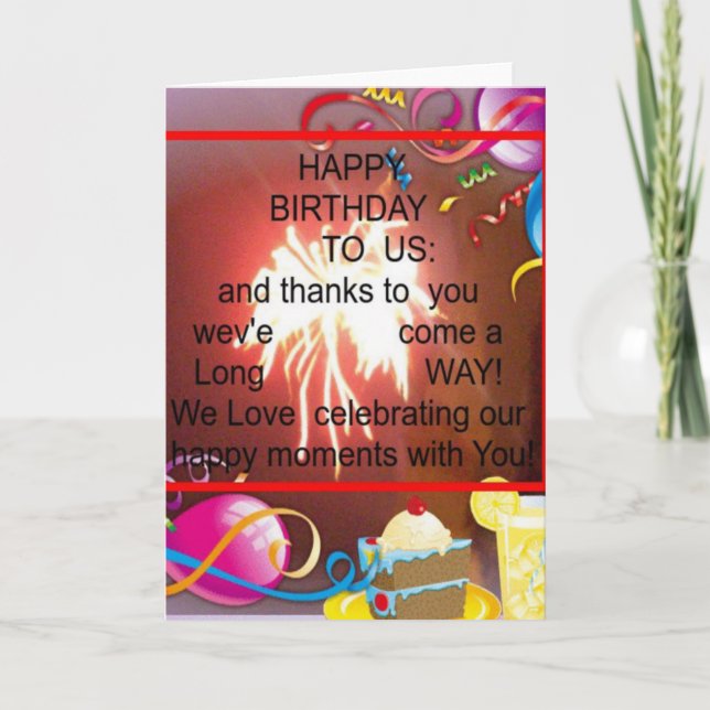 Produkt anpassen karte (Vorderseite)