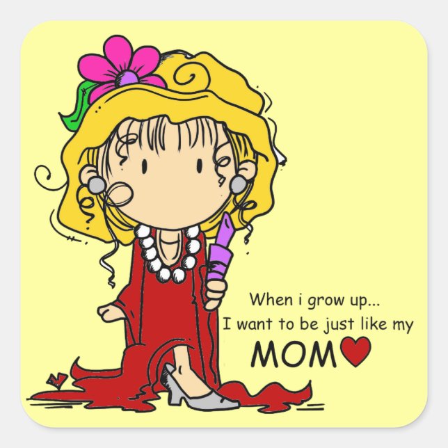 Produkt anpassen quadratischer aufkleber (Vorderseite)