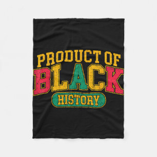 Produkt der schwarzen Geschichte afroamerikanische Fleecedecke